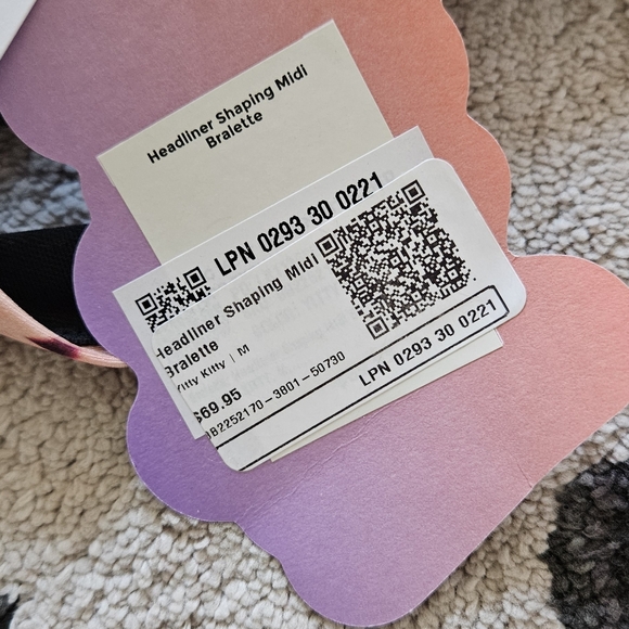 NWT Yitty Headliner Shaping Midi Bralette Size Medium Pink Animal Print Satin - Picture 8 of 8